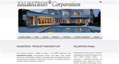 Desktop Screenshot of kalmatroncorp.com