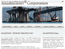 Tablet Screenshot of kalmatroncorp.com